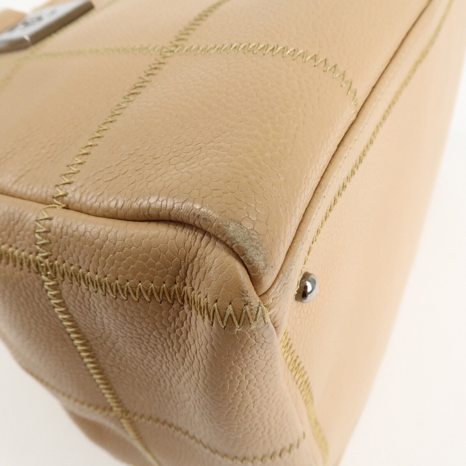 Chanel Chocolate Bar CaviarSkin Boston Bag