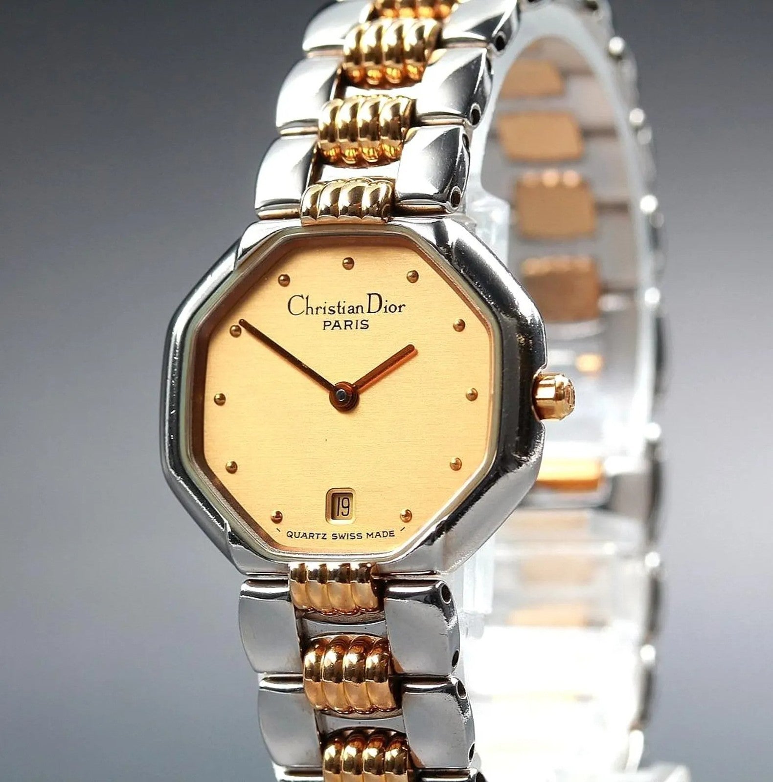 Christian Dior 48.203 Wristwatch - Gold, Stainless Steel
