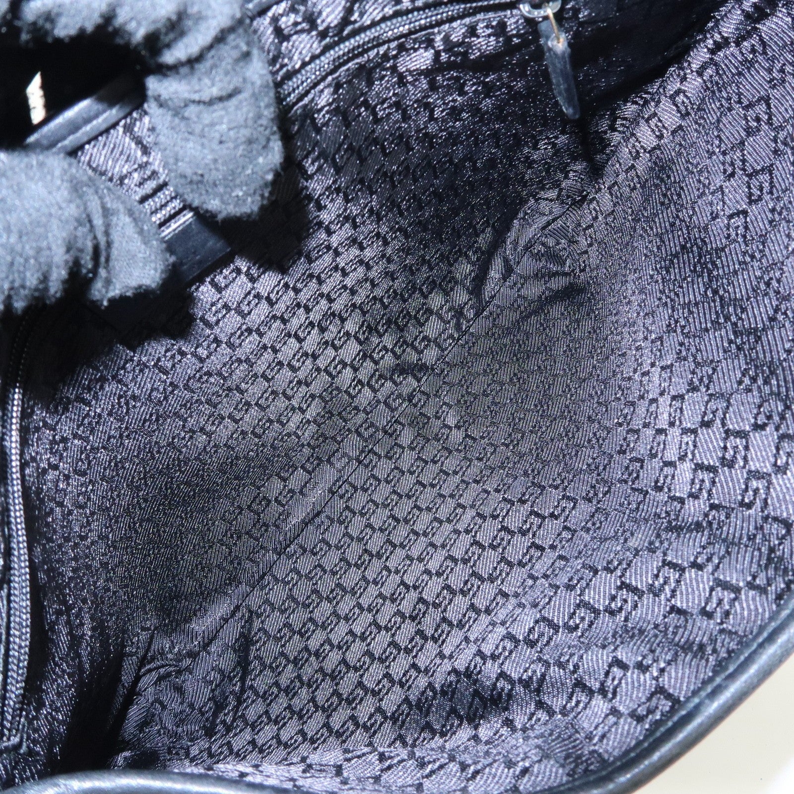 Gucci Duonissos Suede Leather Shoulder Bag - Dark Brown