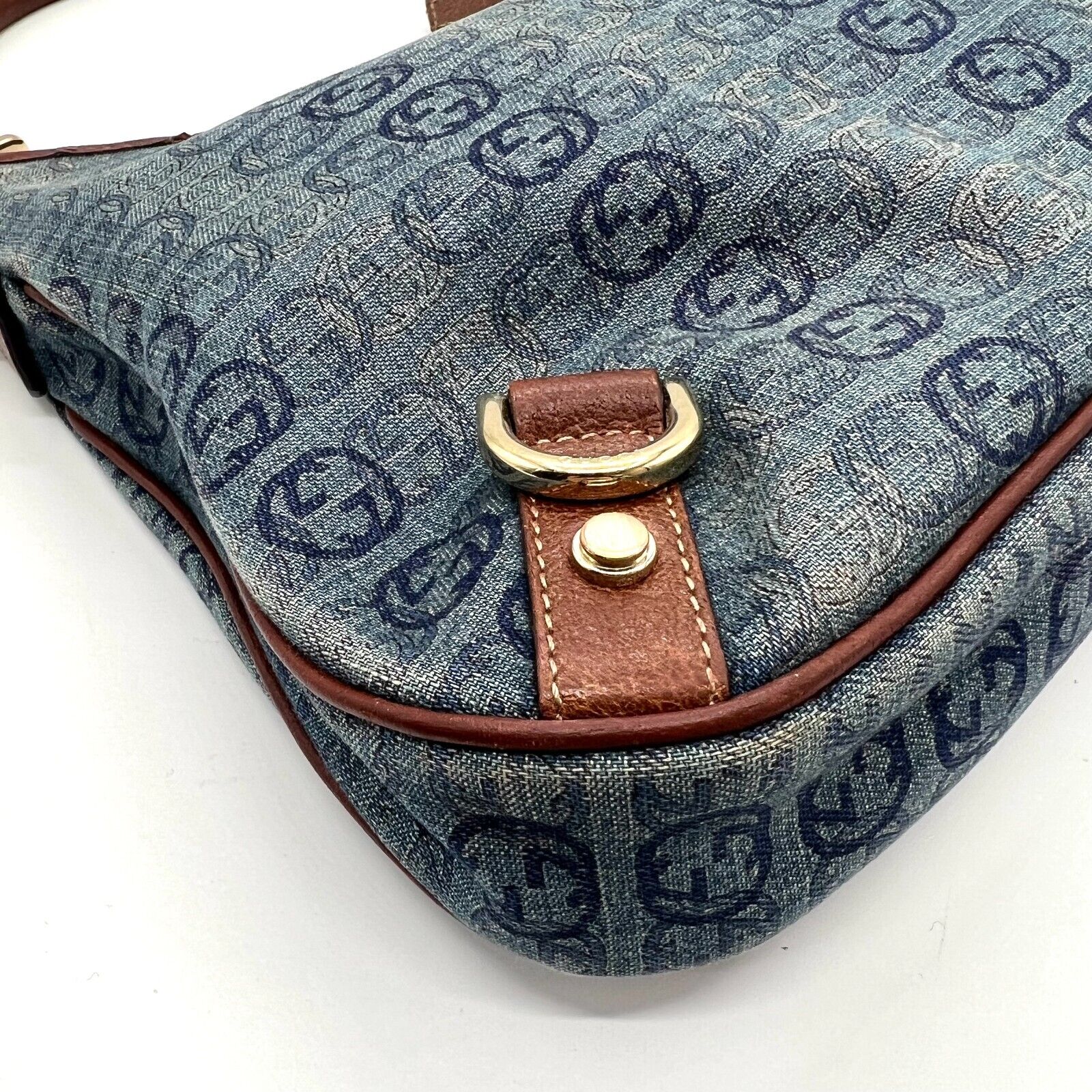 Gucci Abby Hobo Shoulder Bag Denim