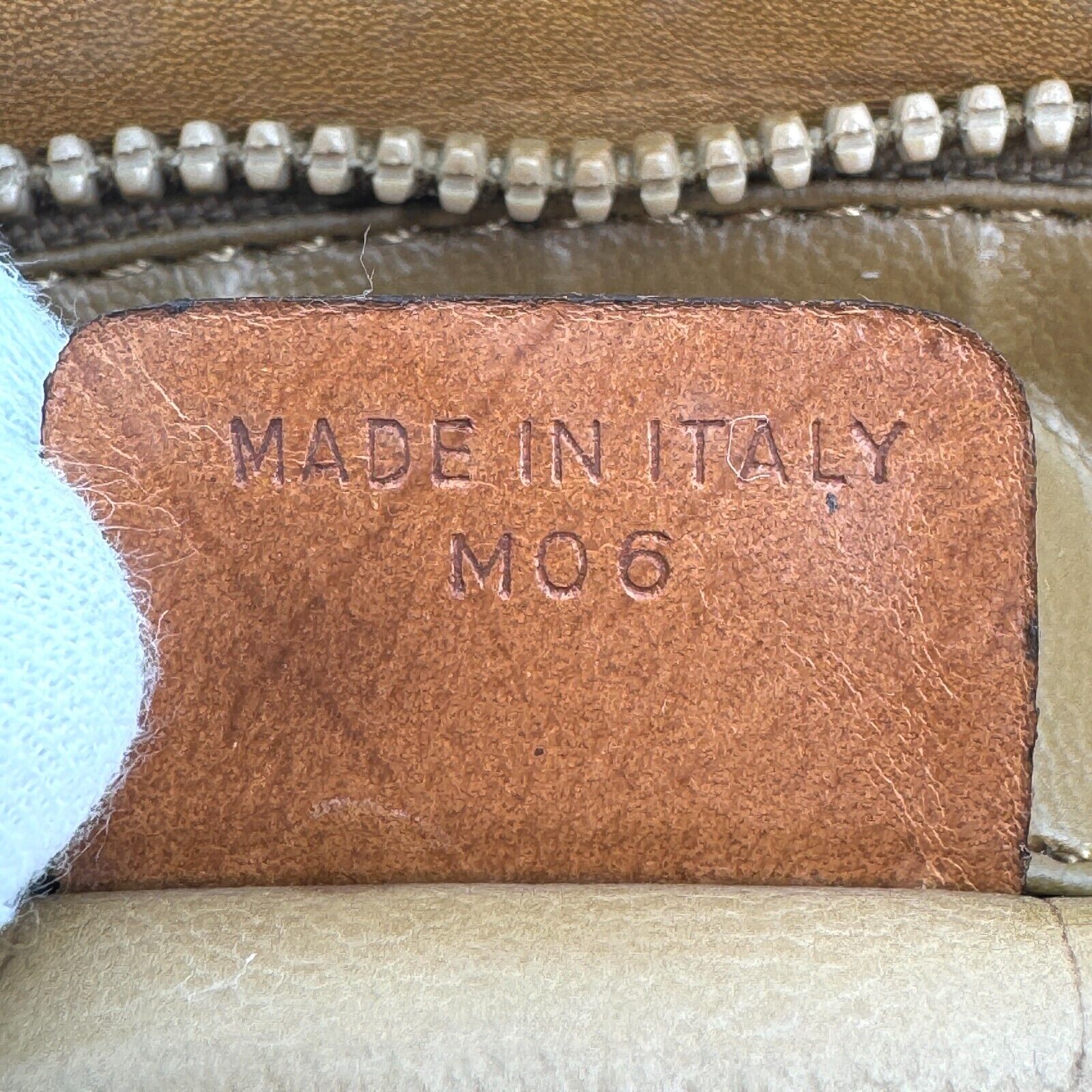 Celine Vintage Clutch Macadam PVC Ivory Leather