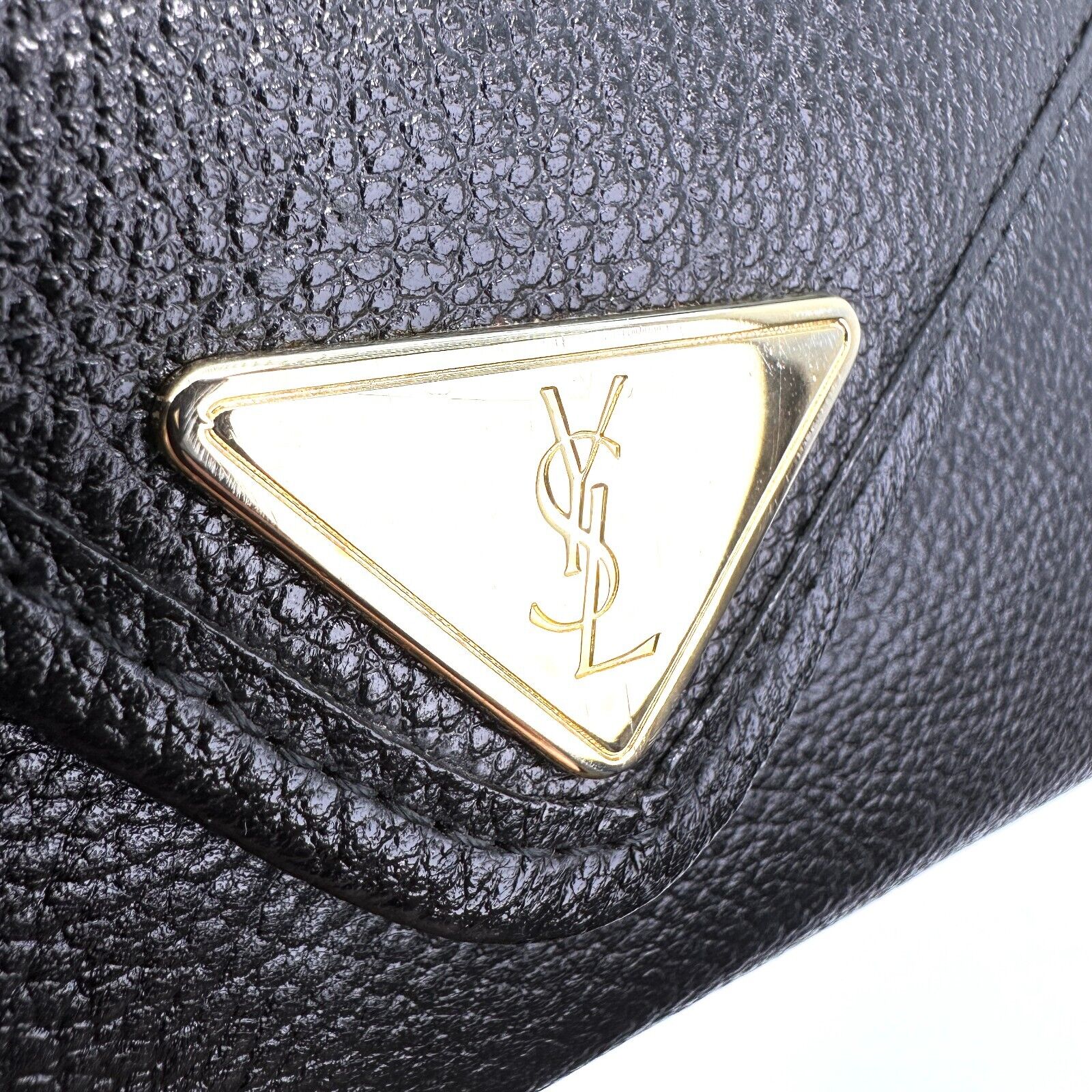 Yves Saint Laurent Shoulder Bag Leather Vintage