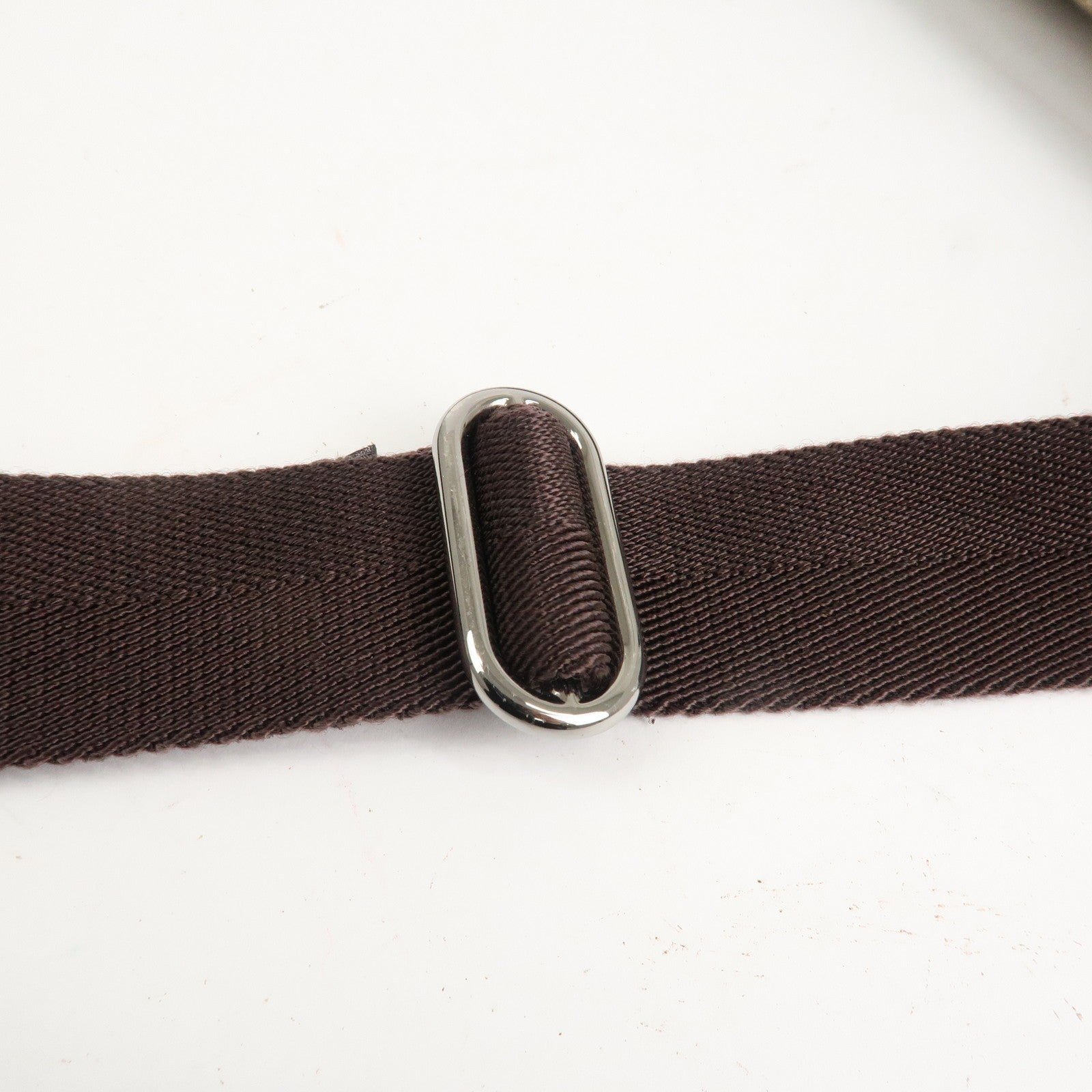 Gucci GG Canvas Leather Shoulder Bag Crossbody Brown