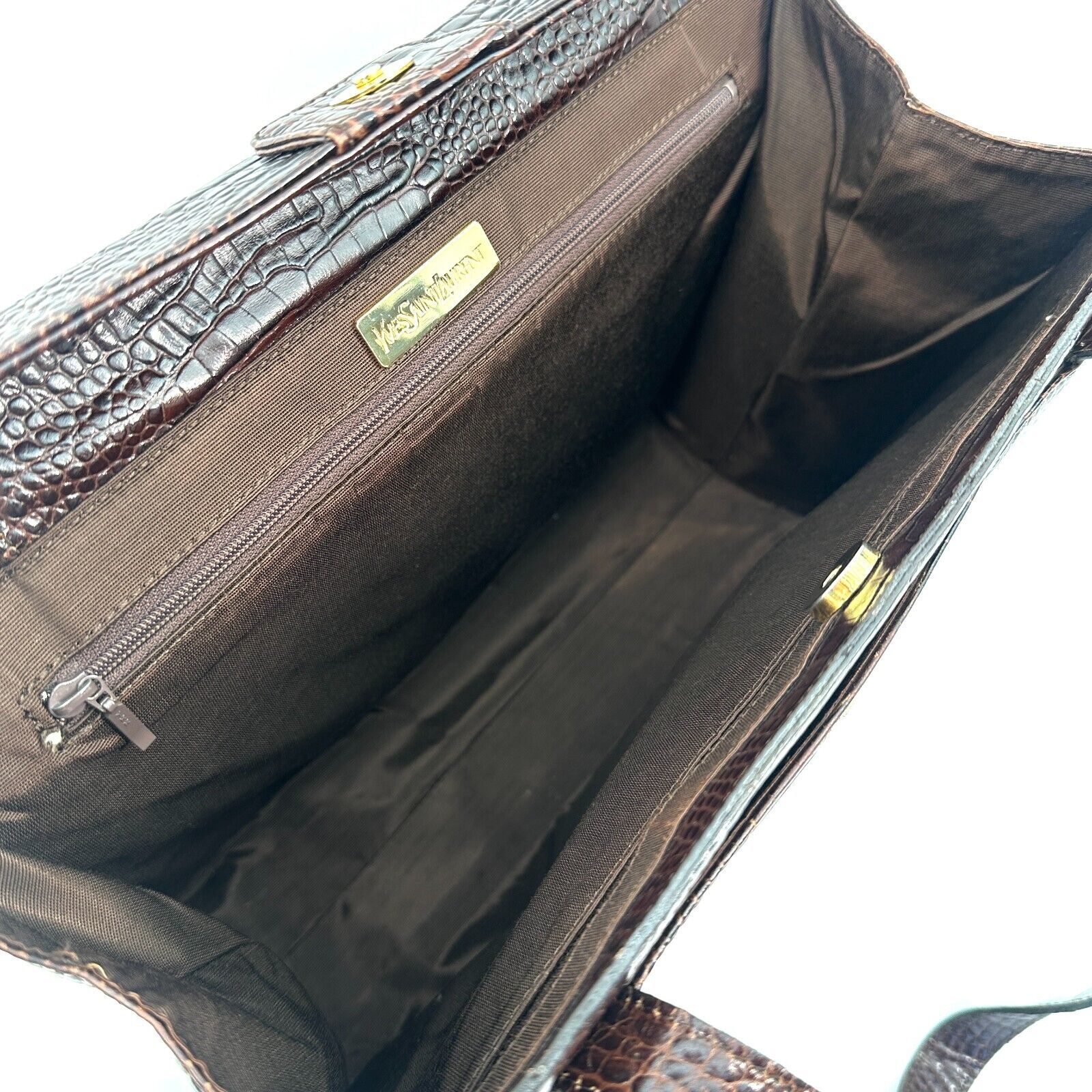Yves Saint Laurent Shoulder& Hand Bag Leather