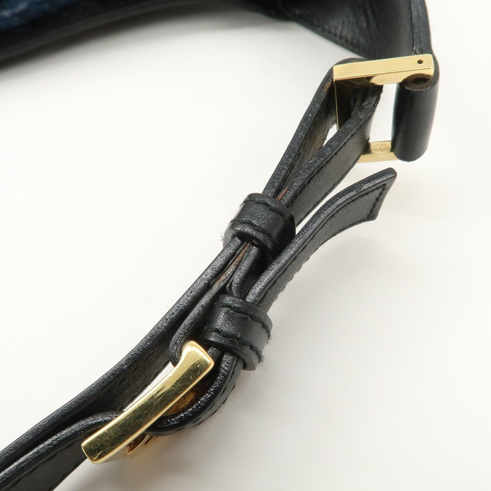 Gucci Duonissos Suede Leather Shoulder Bag - Dark Brown