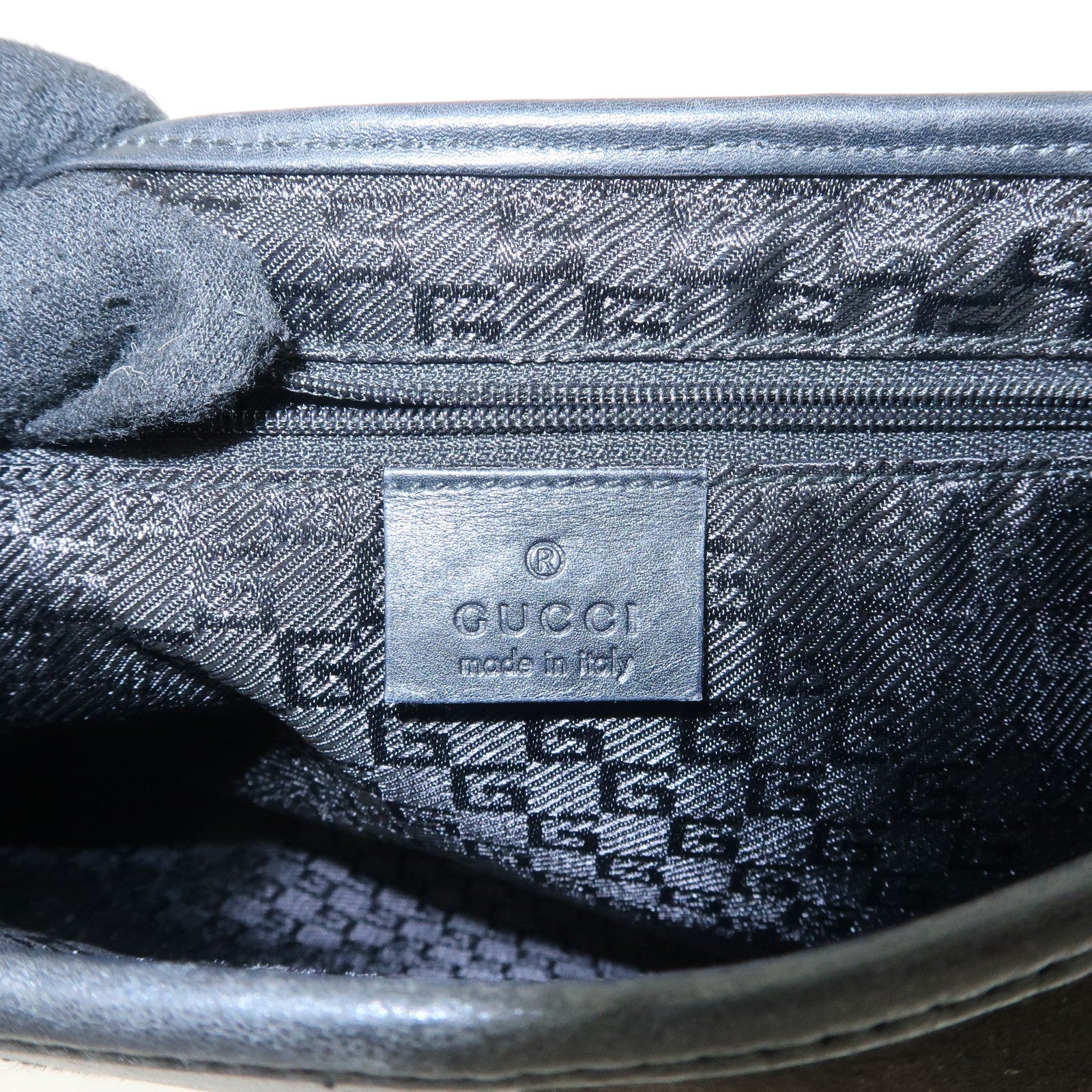 Gucci Duonissos Suede Leather Shoulder Bag - Dark Brown