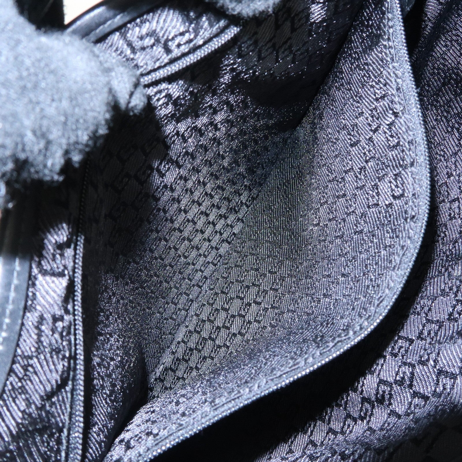 Gucci Duonissos Suede Leather Shoulder Bag - Dark Brown