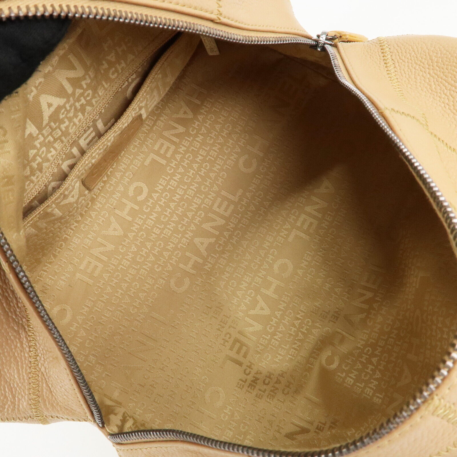 Chanel Chocolate Bar CaviarSkin Boston Bag