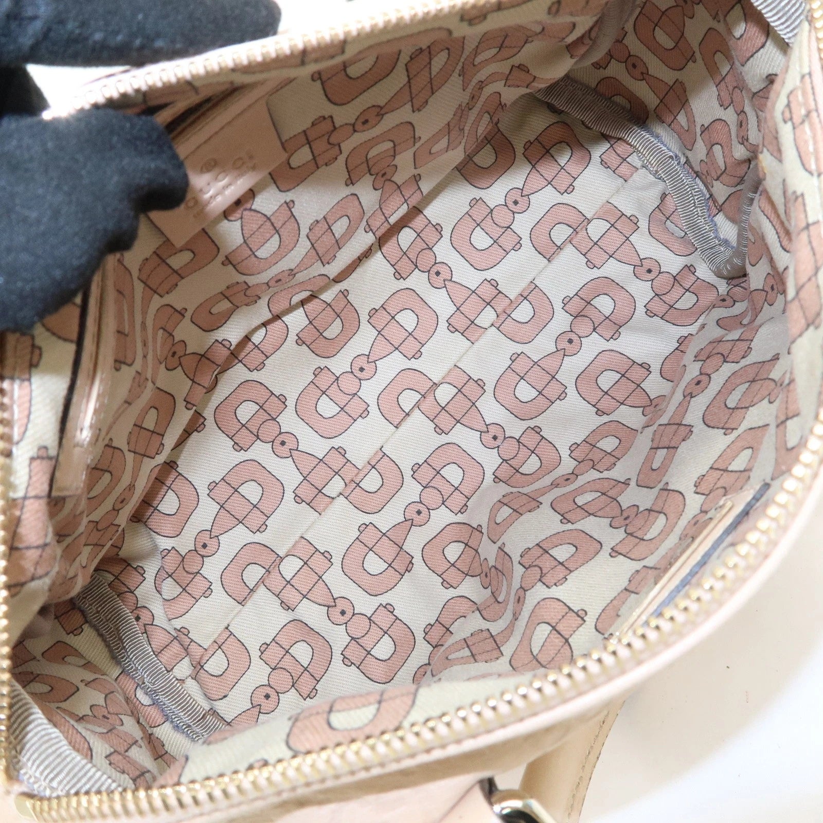 Gucci Mini Boston Bag - Pink Beige, Guccissima Leather