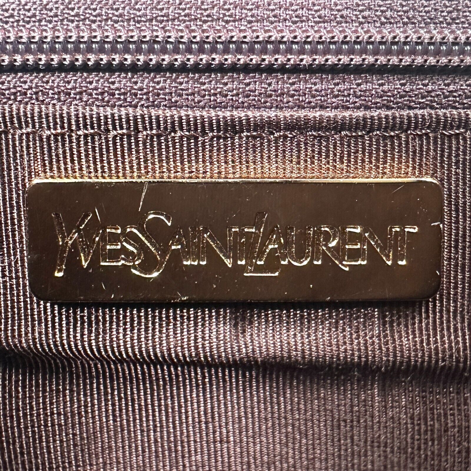 Yves Saint Laurent YSL Shoulder Mini Tote Bag White/Green Leather