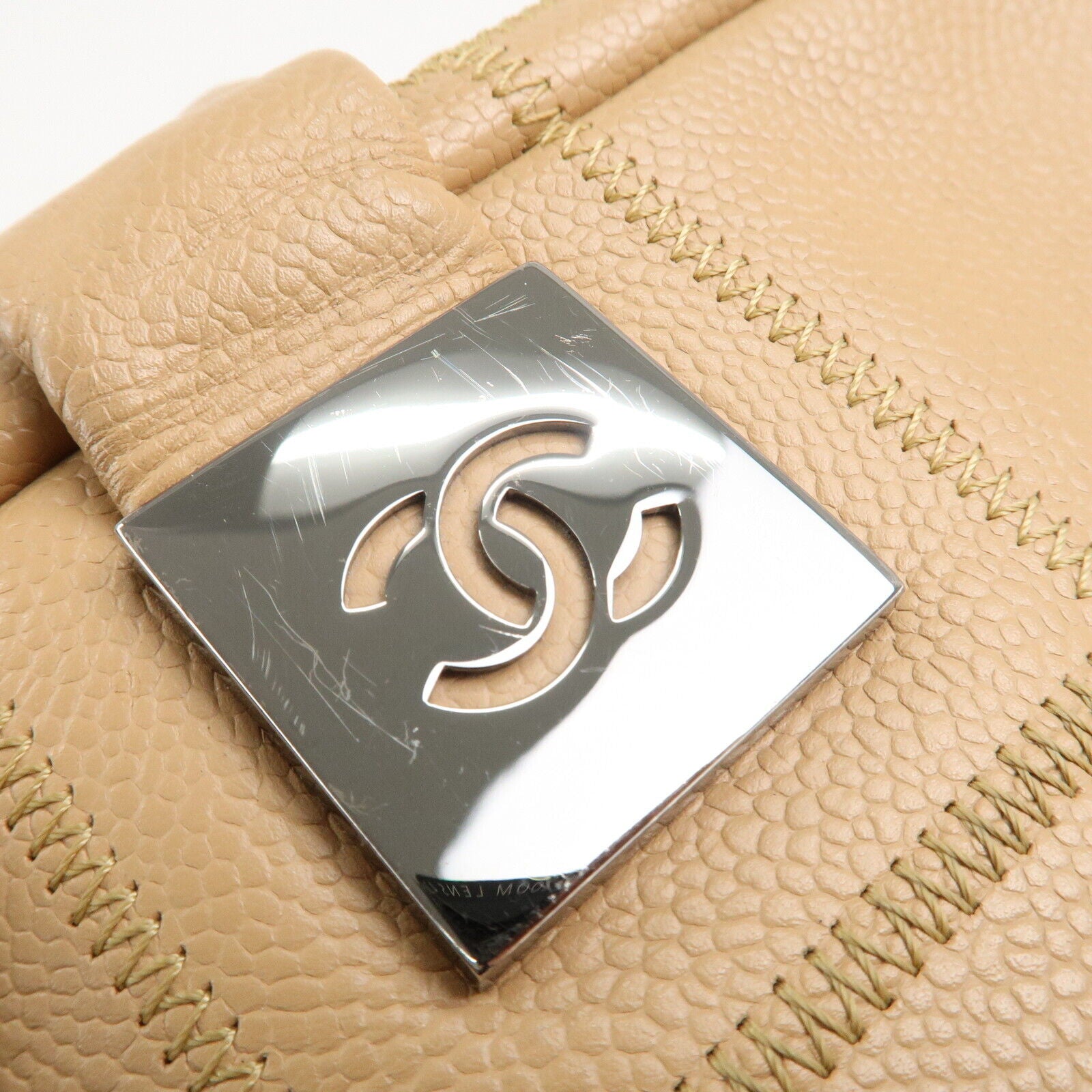 Chanel Chocolate Bar CaviarSkin Boston Bag