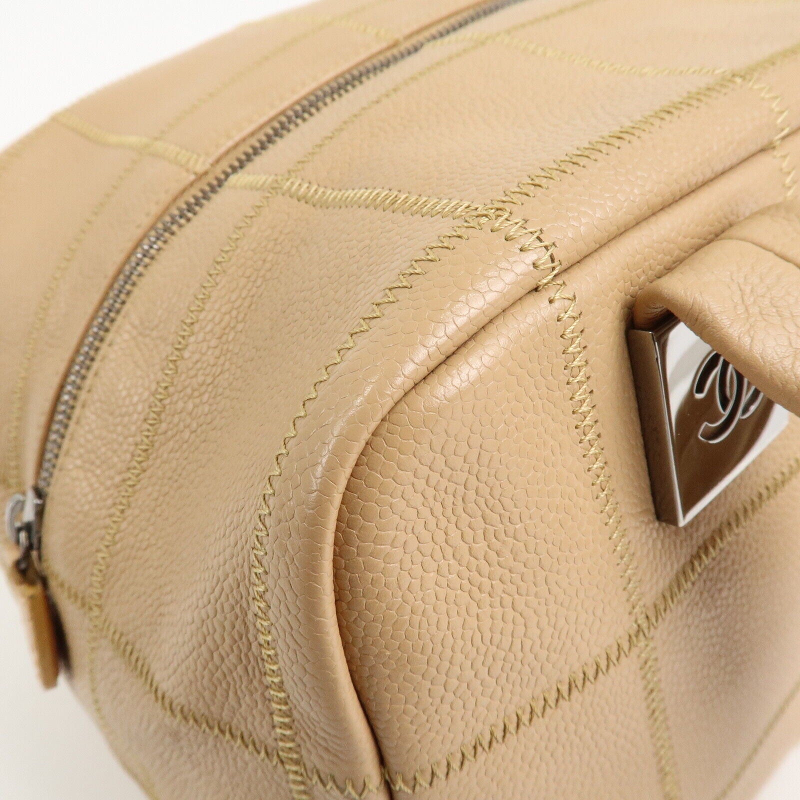 Chanel Chocolate Bar CaviarSkin Boston Bag