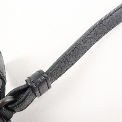 Bottega Veneta Intrecciato Leather Shoulder Black Bag