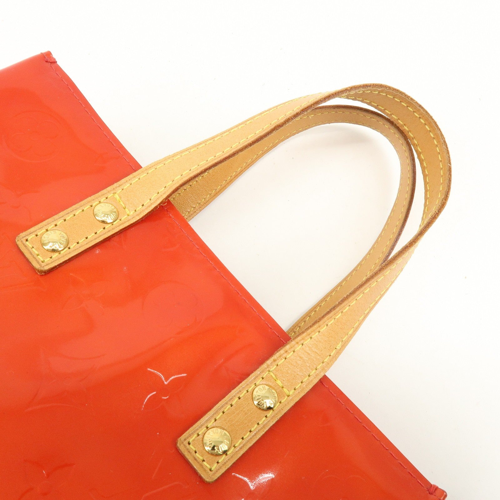 Louis Vuitton Monogram Vernis Lead PM Hand Bag - Rouge, Vernis Leather 