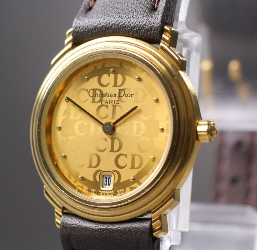Christian Dior CD Wristwatch - Gold, Gold Plated