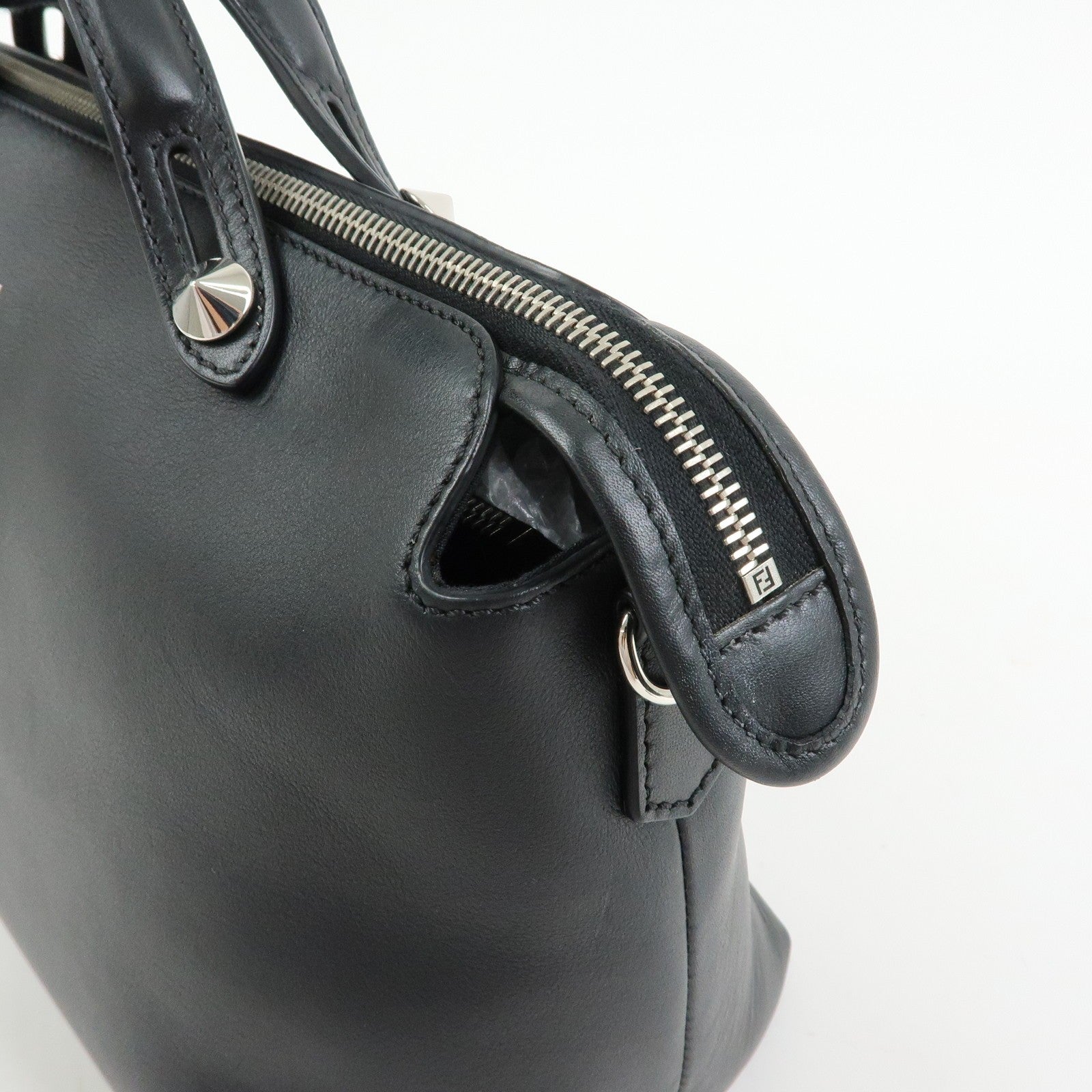 Fendi Hand Bag - Black, Leather