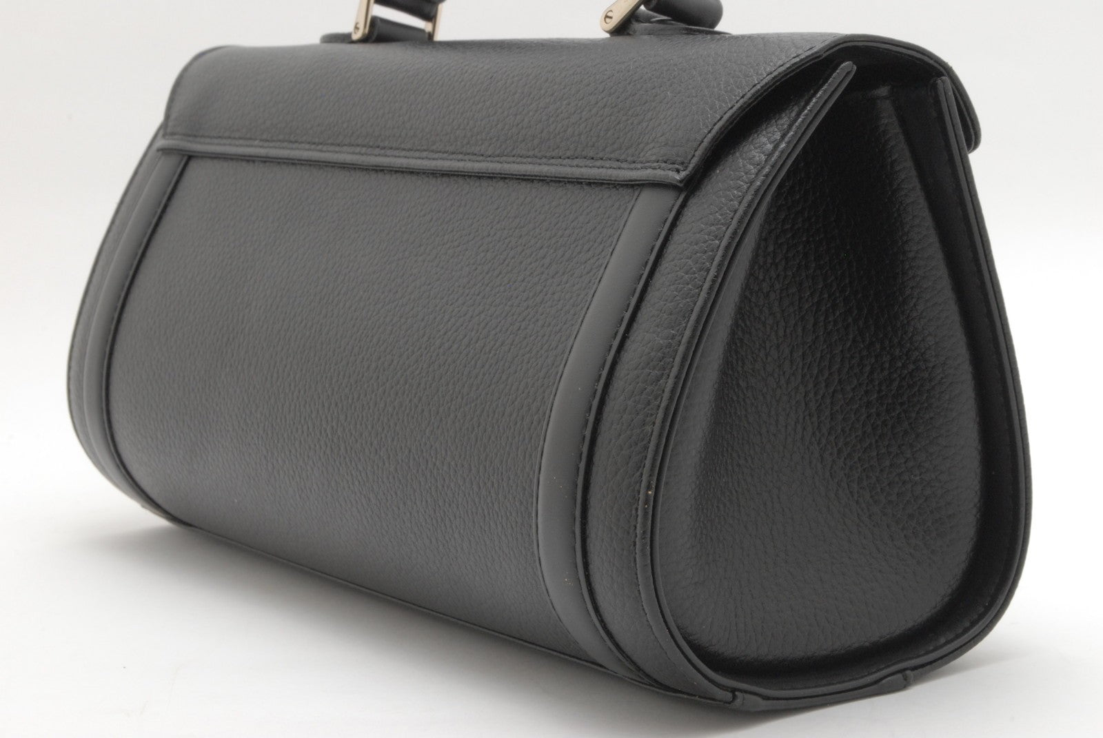 Burberry Barrel Bag Handbag - Black, Leather