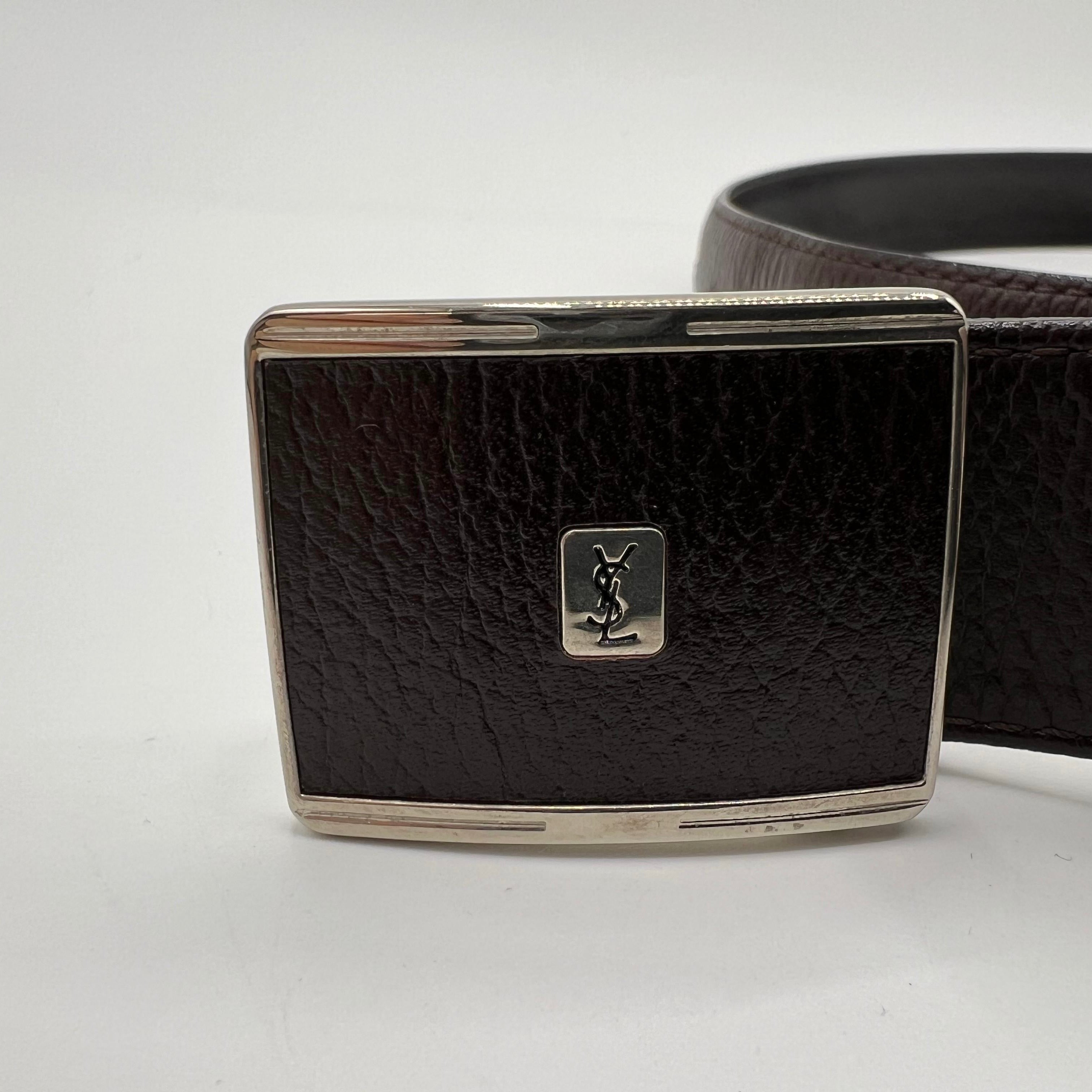 Yves Saint Laurent Vintage Brown Belt