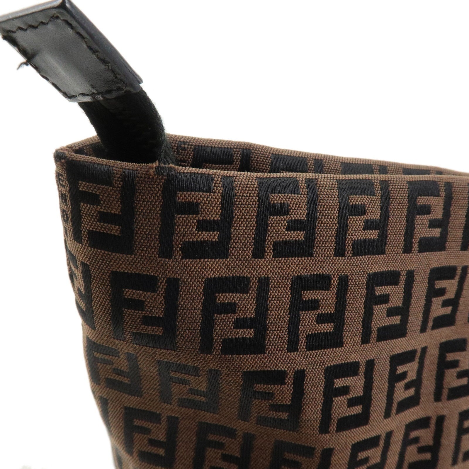 Fendi Zucchino Tote Bag - Brown, Canvas and Leather