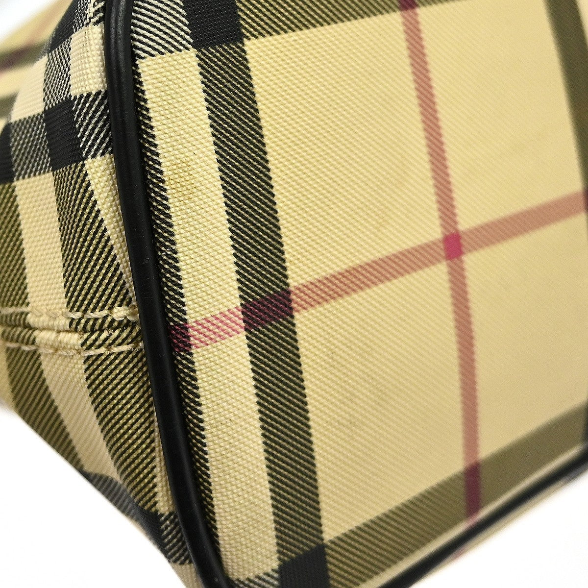 Burberry Tote Bag - Beige, Leather, PVC