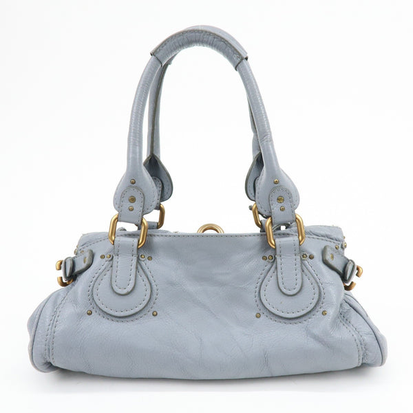 Chloe Paddington Hand Bag - Gray, Leather