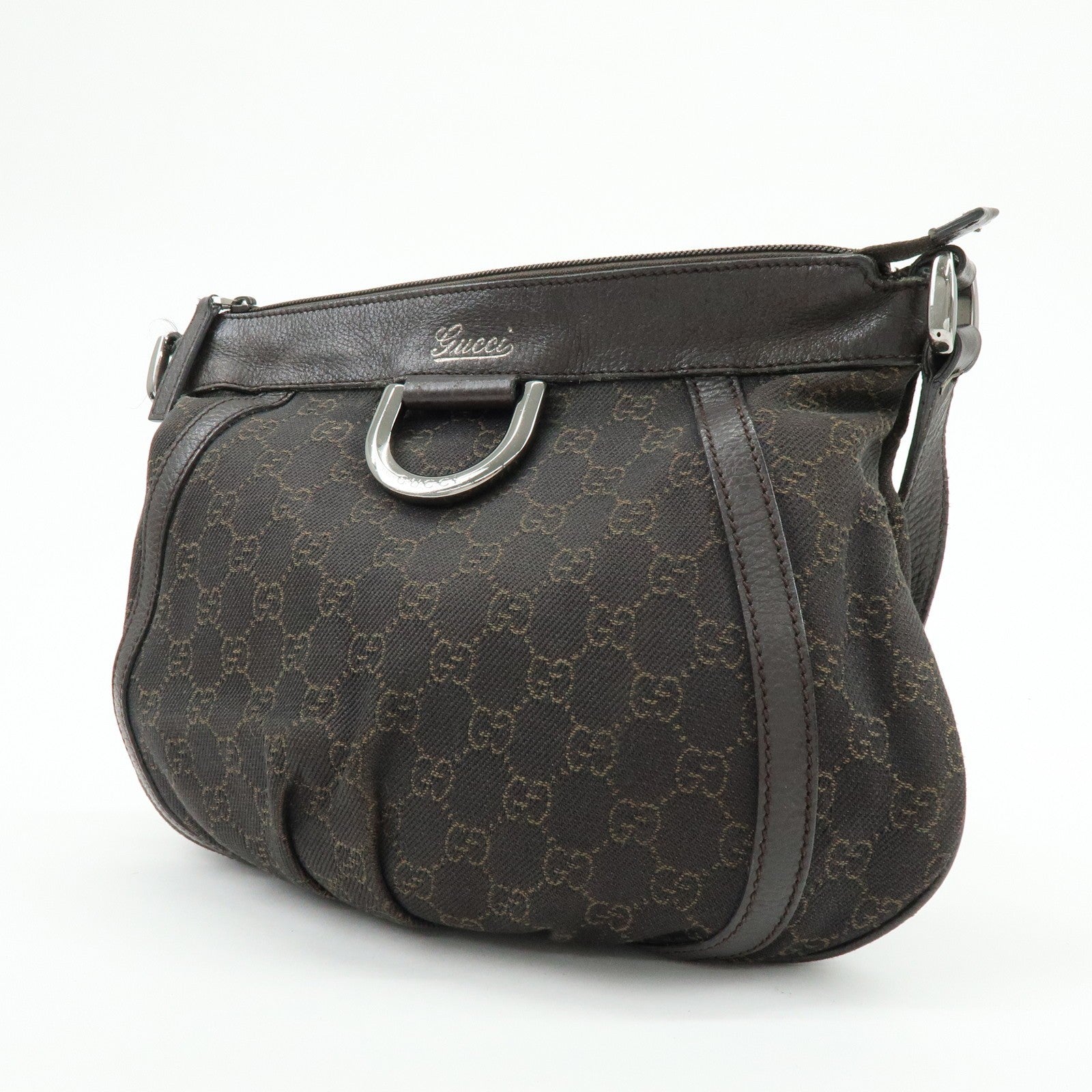 Gucci Abbey Shoulder Crossbody Bag - Brown, Canvas Leather