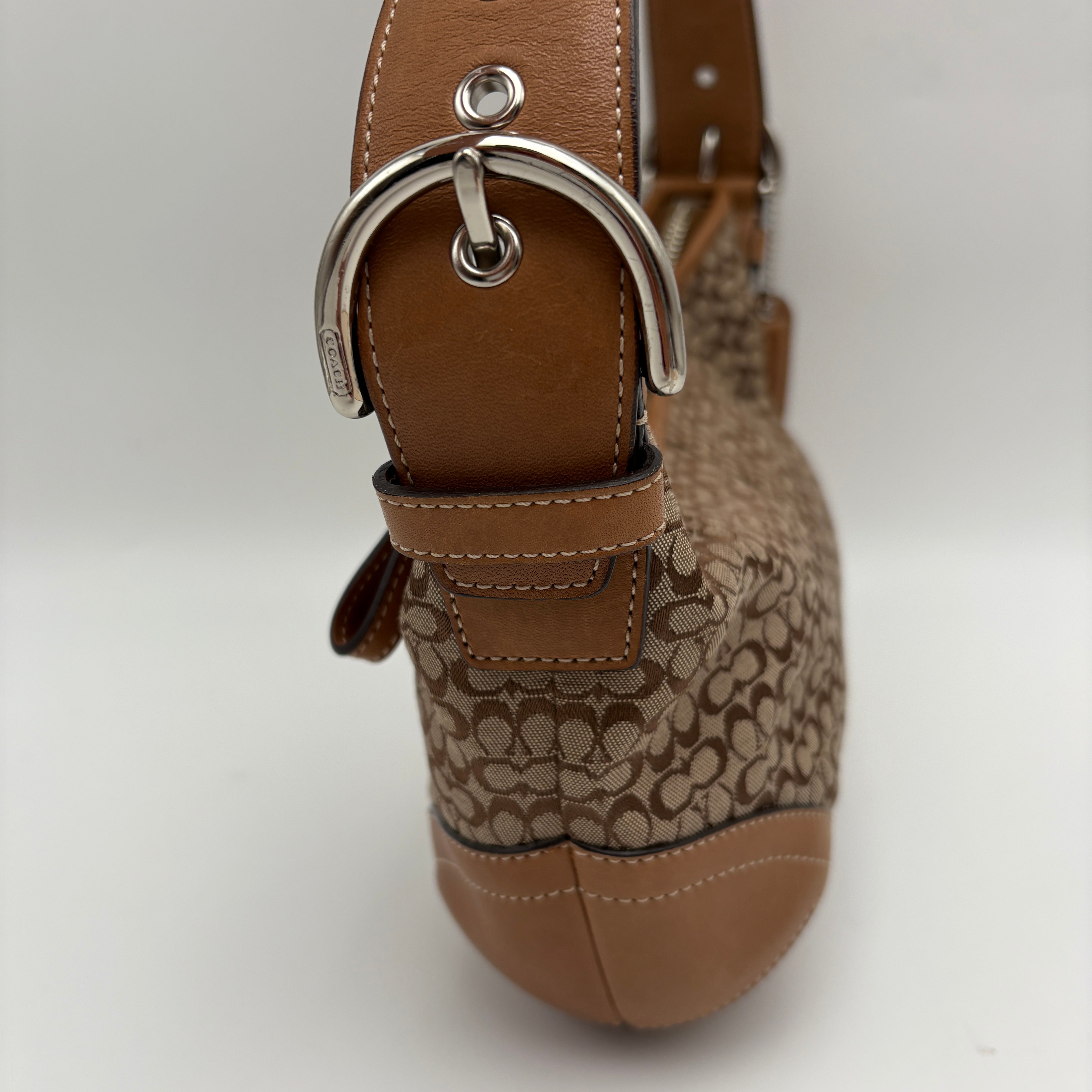 Coach signature shoulder bag