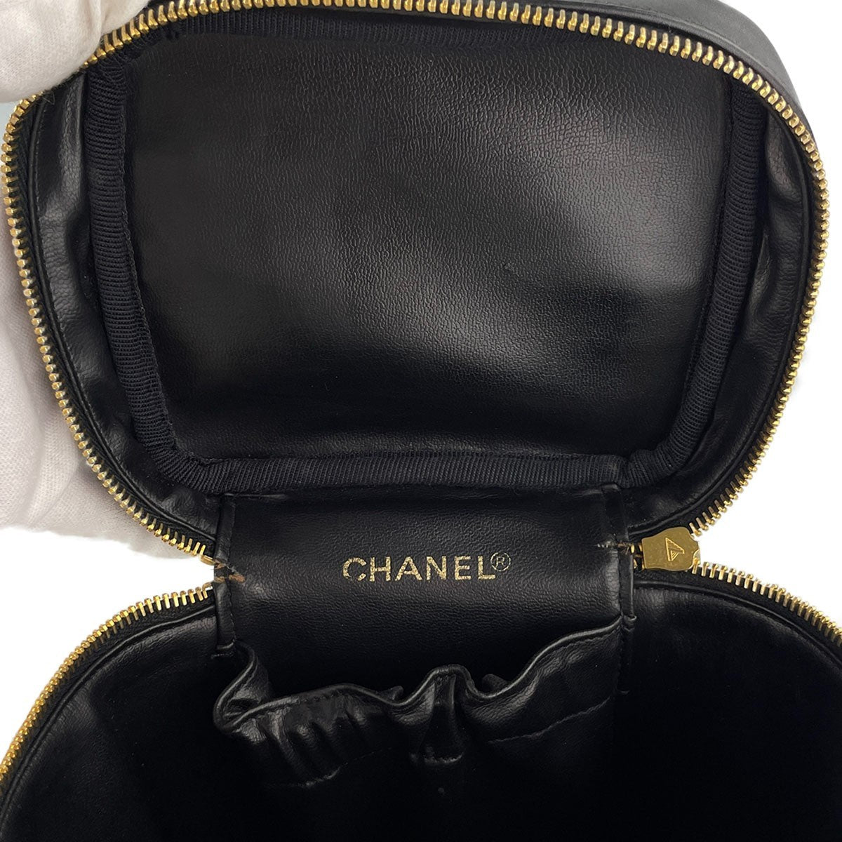 CHANEL Bicolore Handbag - Black, Lambskin