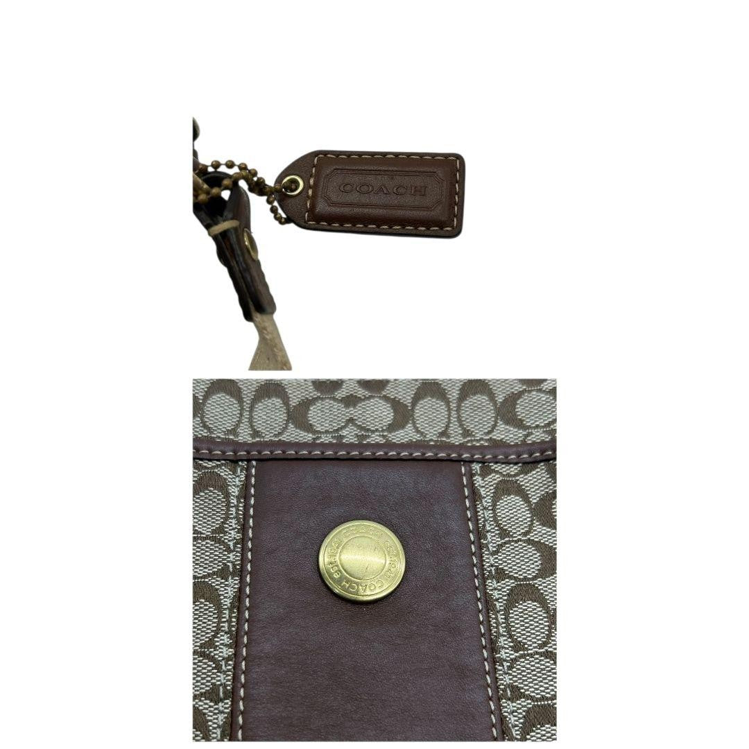 Coach Shoulder Bag - Brown, Canvas