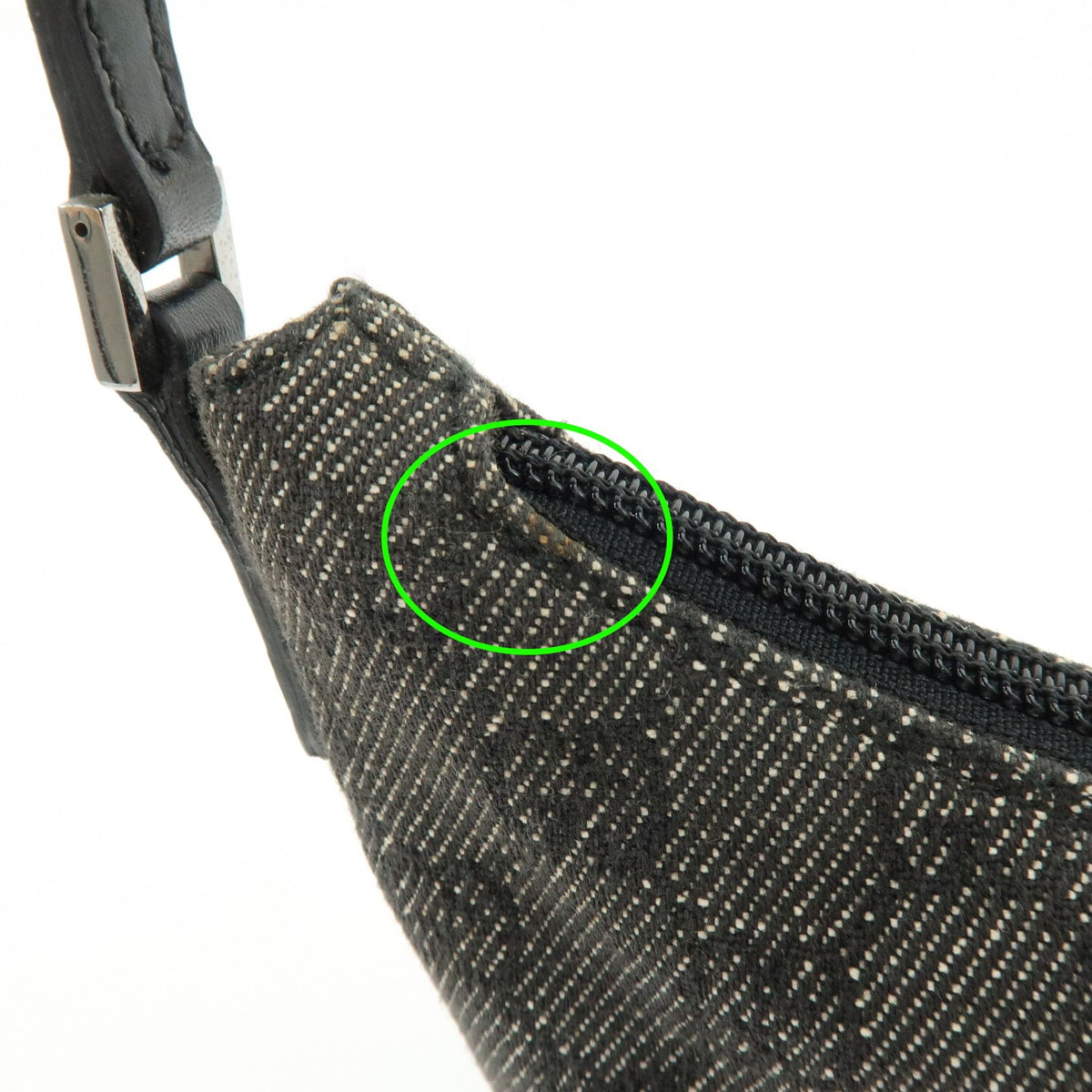 Gucci Shoulder Bag - Black, Leather and GG Denim