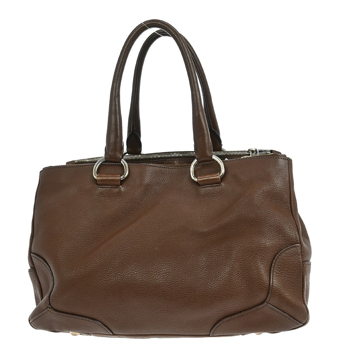 Prada Tote Handbag - Brown, Leather