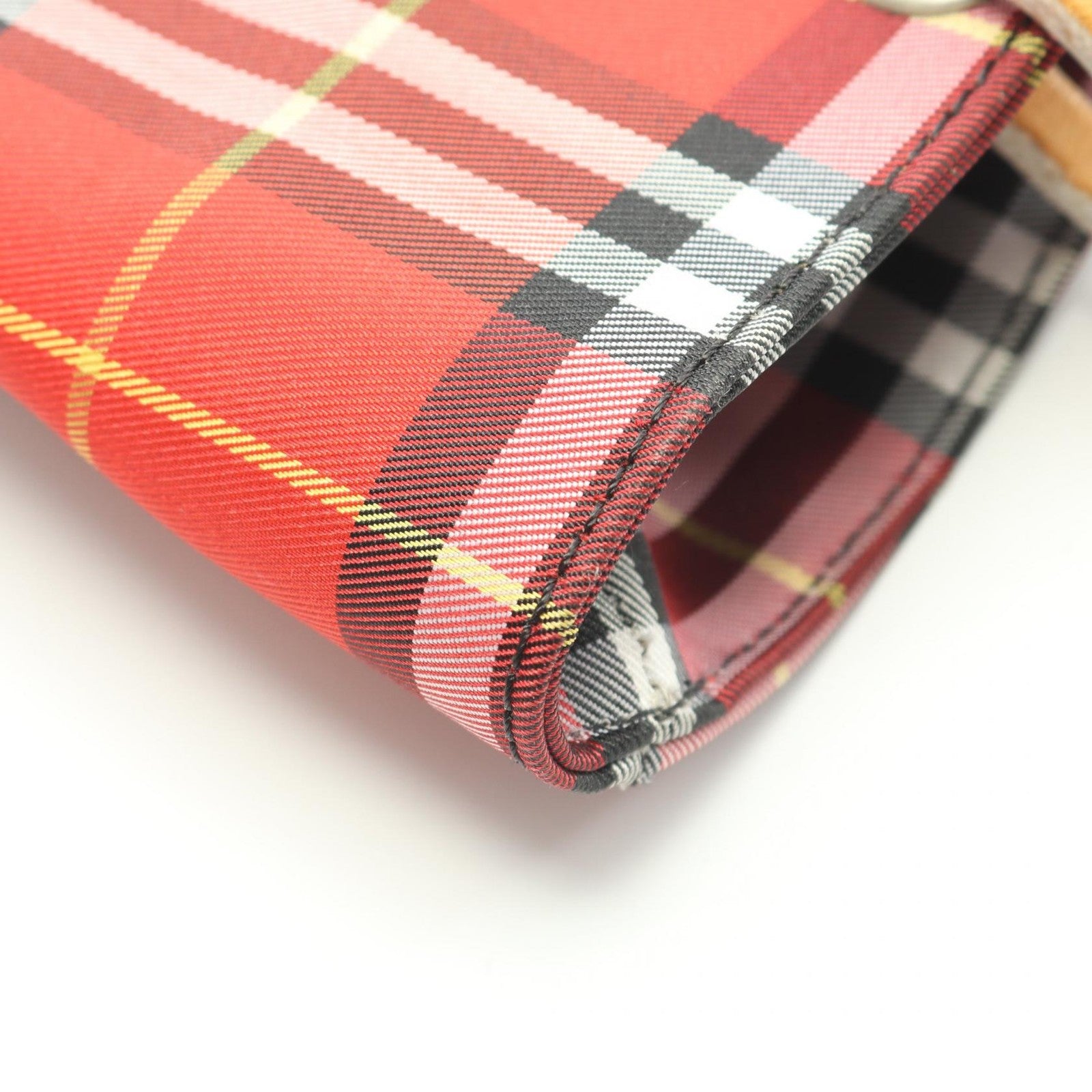Burberry Nova Check Handbag - Red, Canvas