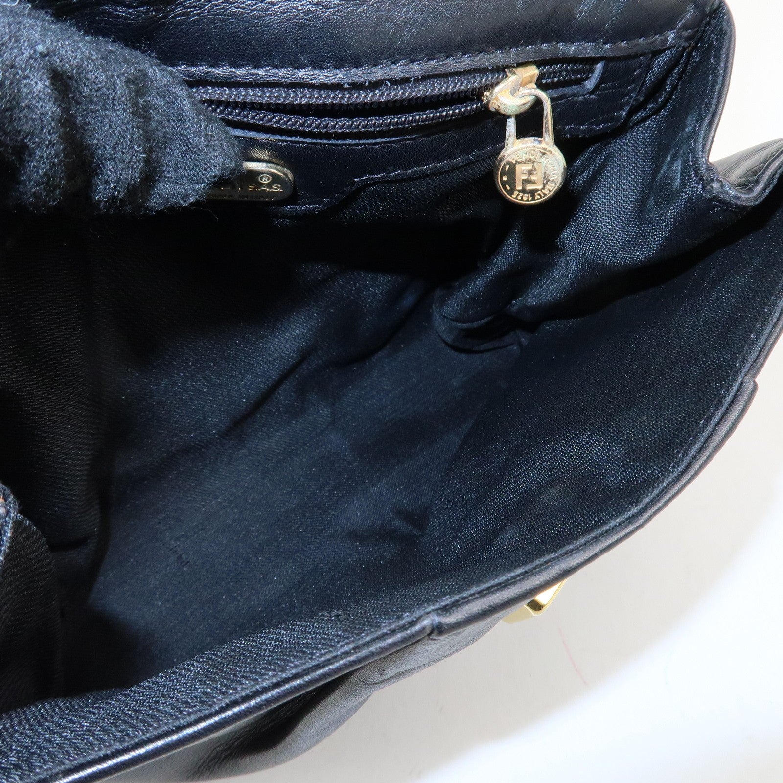 Fendi Hand Bag - Black, Leather