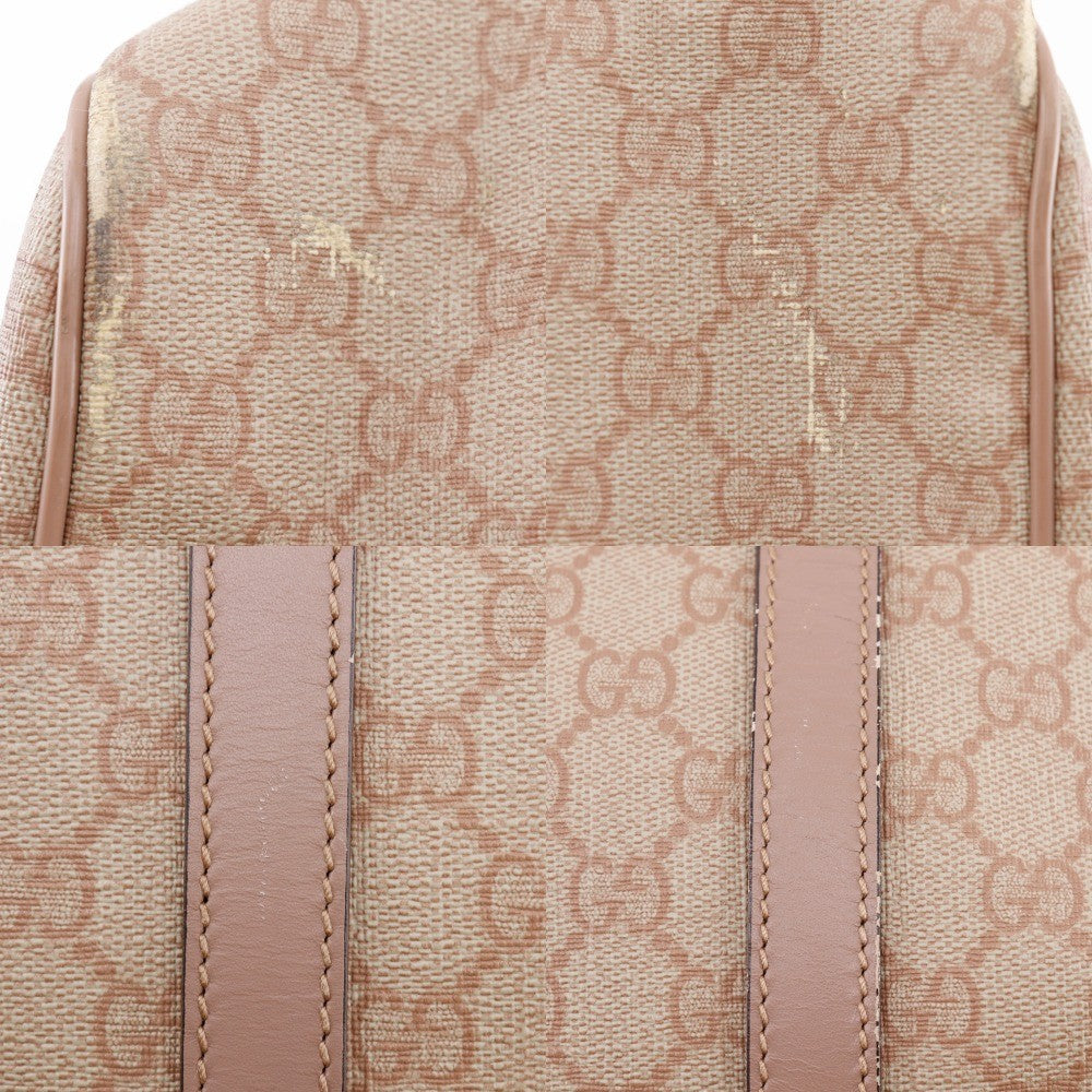 Gucci Boston Bag - Pink Beige, GG Supreme Canvas