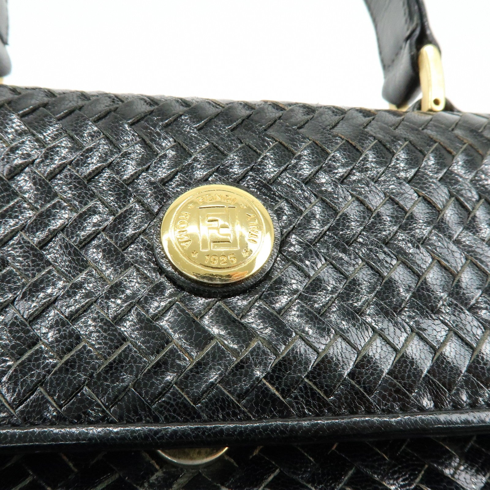 Fendi Hand Bag - Black, Leather