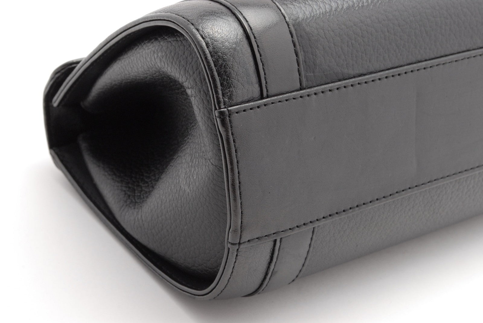 Burberry Nova Check Hand Tote Bag - Black, Leather