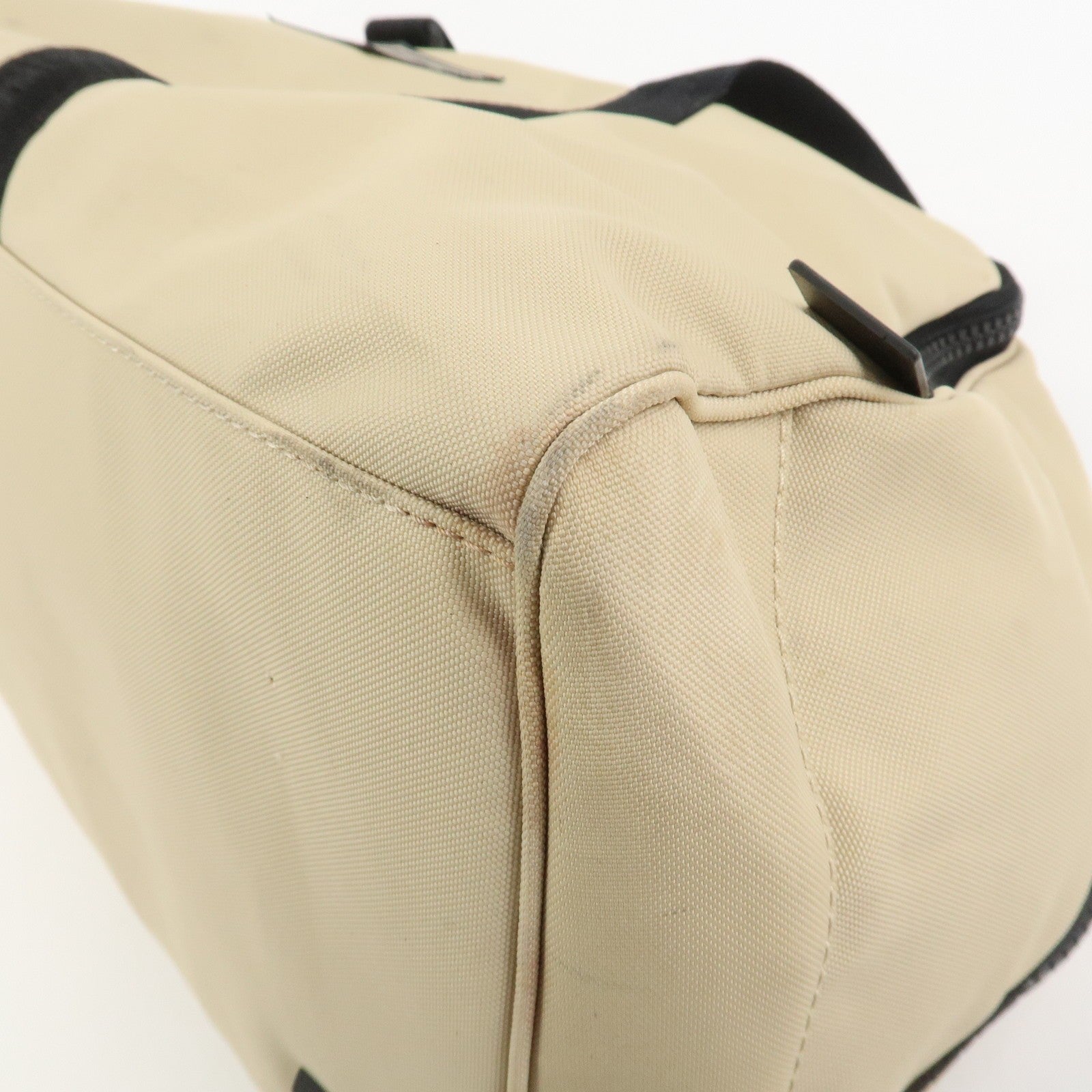 Chanel Travel Bag - Beige, Black, Nylon