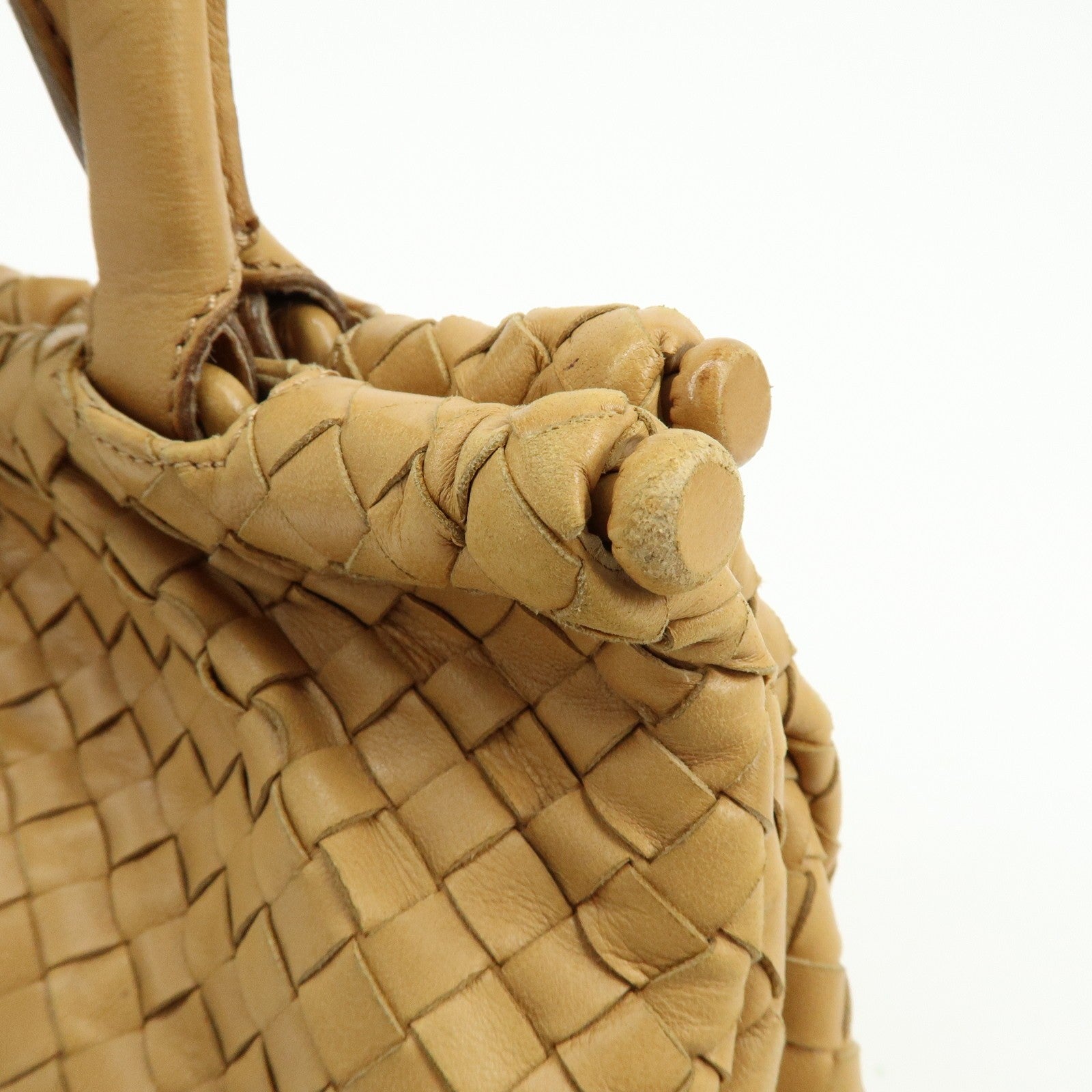 Bottega Veneta Intrecciato Hand Shoulder Bag - Brown, Nappa Leather 