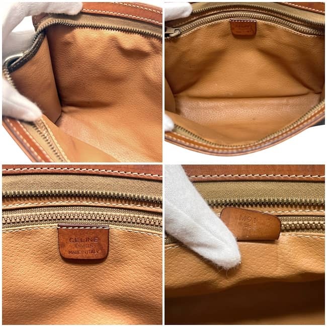 Celine Macadam Clutch - Brown, Leather