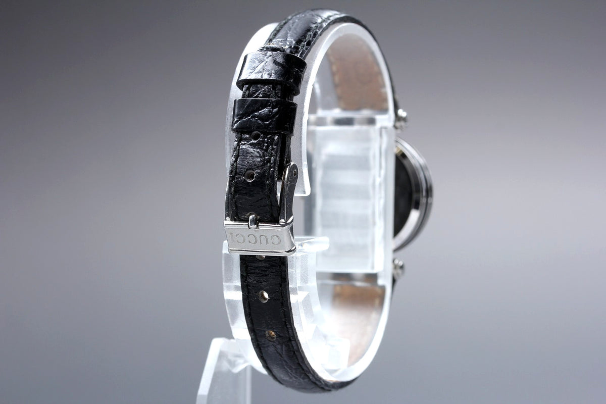 Gucci 2040L Wristwatch - Black, Leather