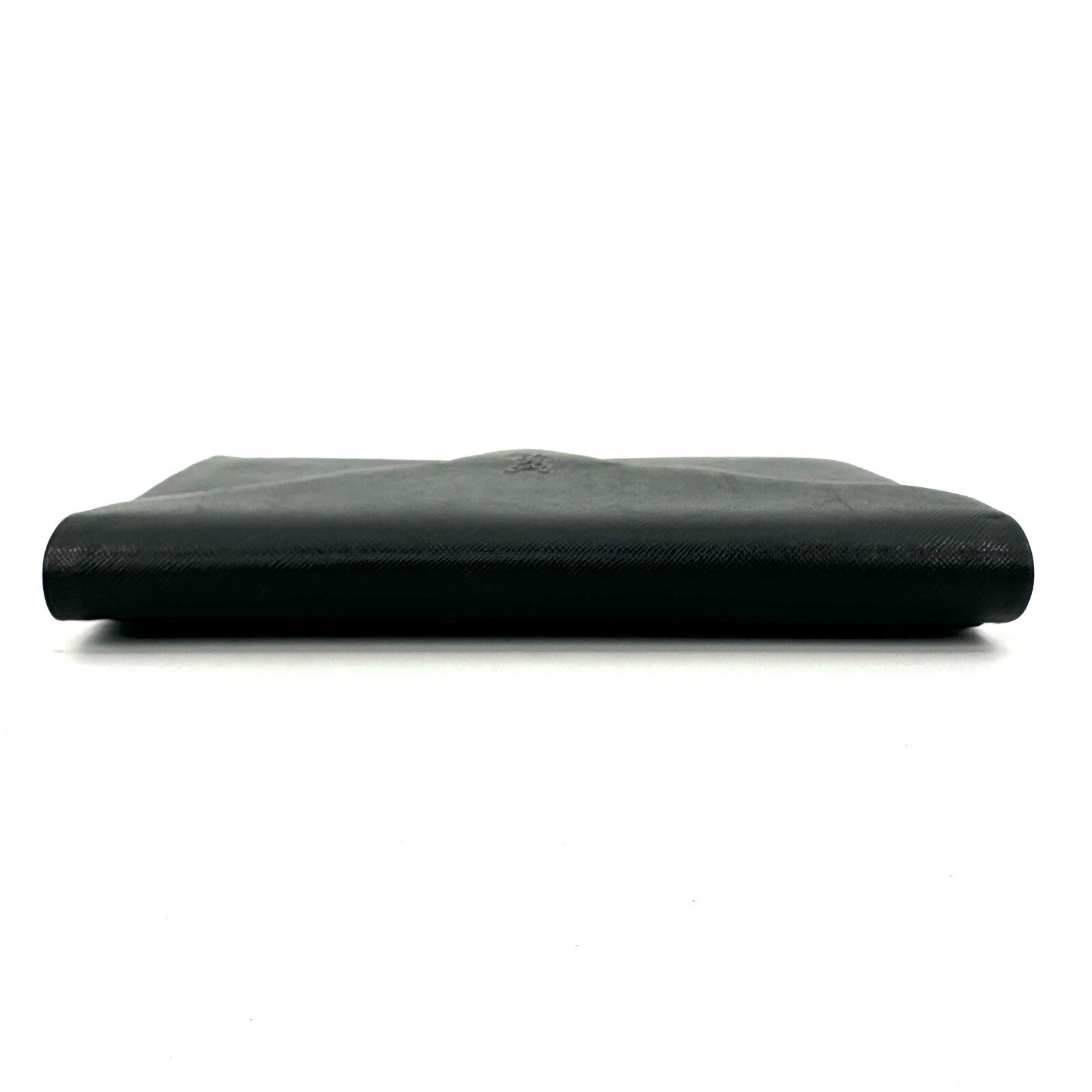 Saint Laurent Yves Clutch Hand Bag - Black, Leather