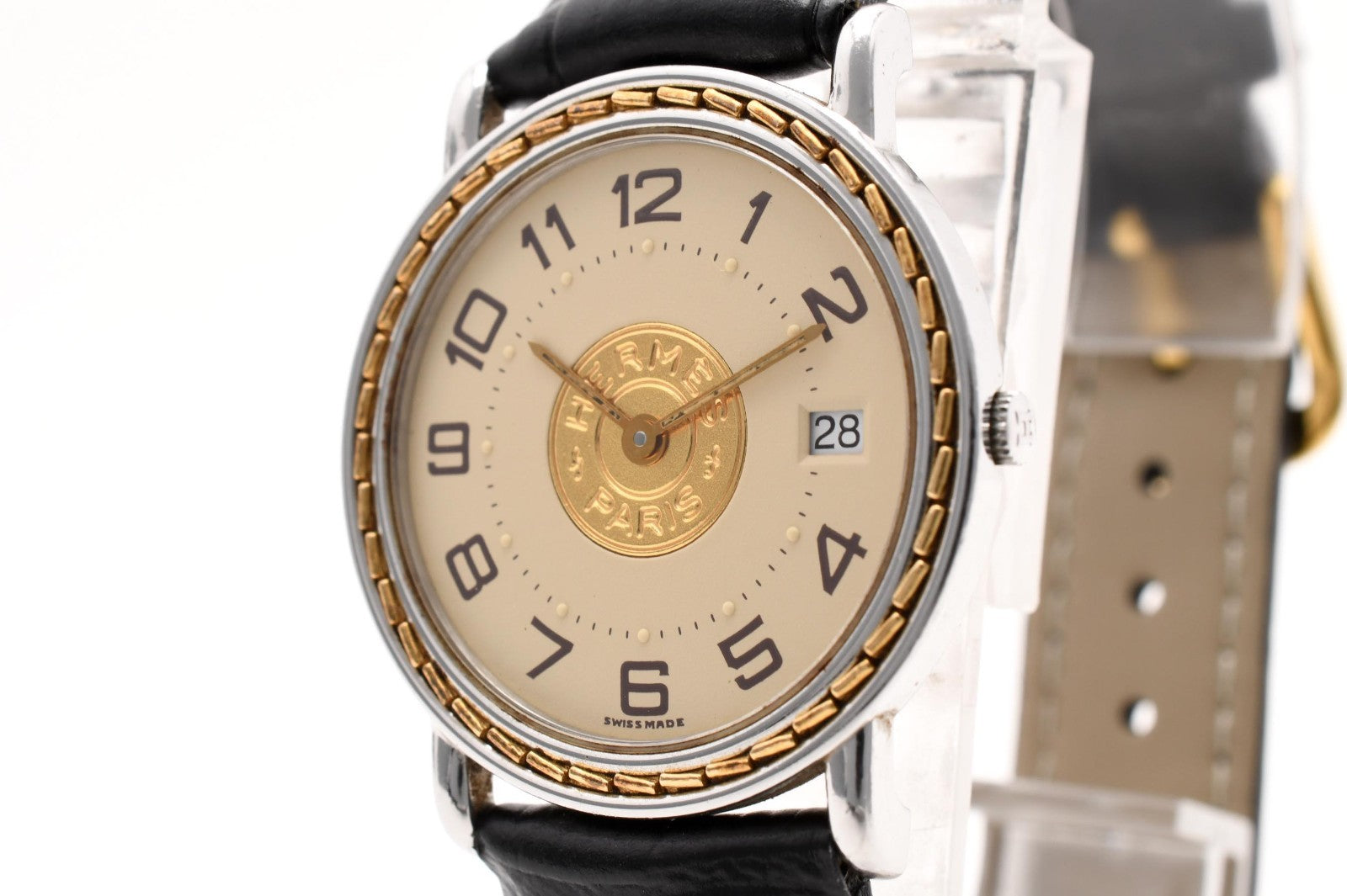 Hermès SE4.240 Watch - Cream, Stainless Steel