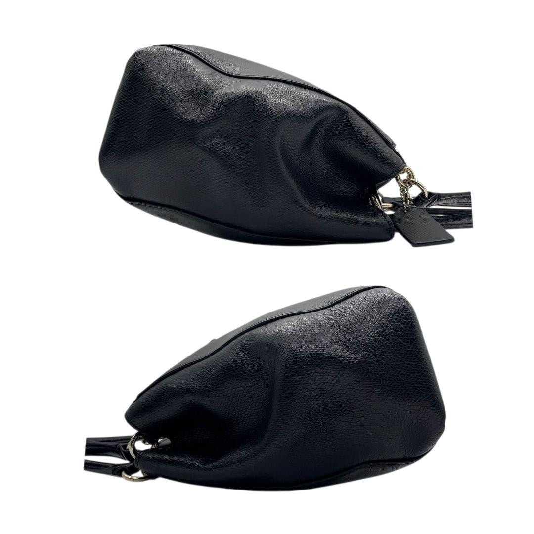 Coach Handbag 2way Shoulder Bag - Black, Leather