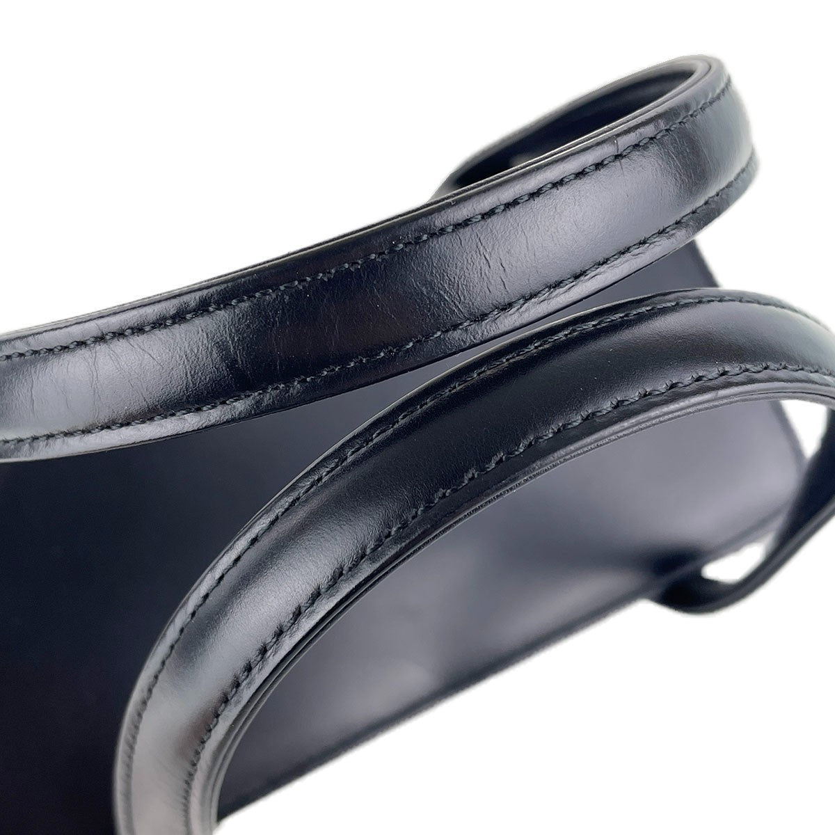 Burberry London Leather Fabric Handbag - Black, Leather