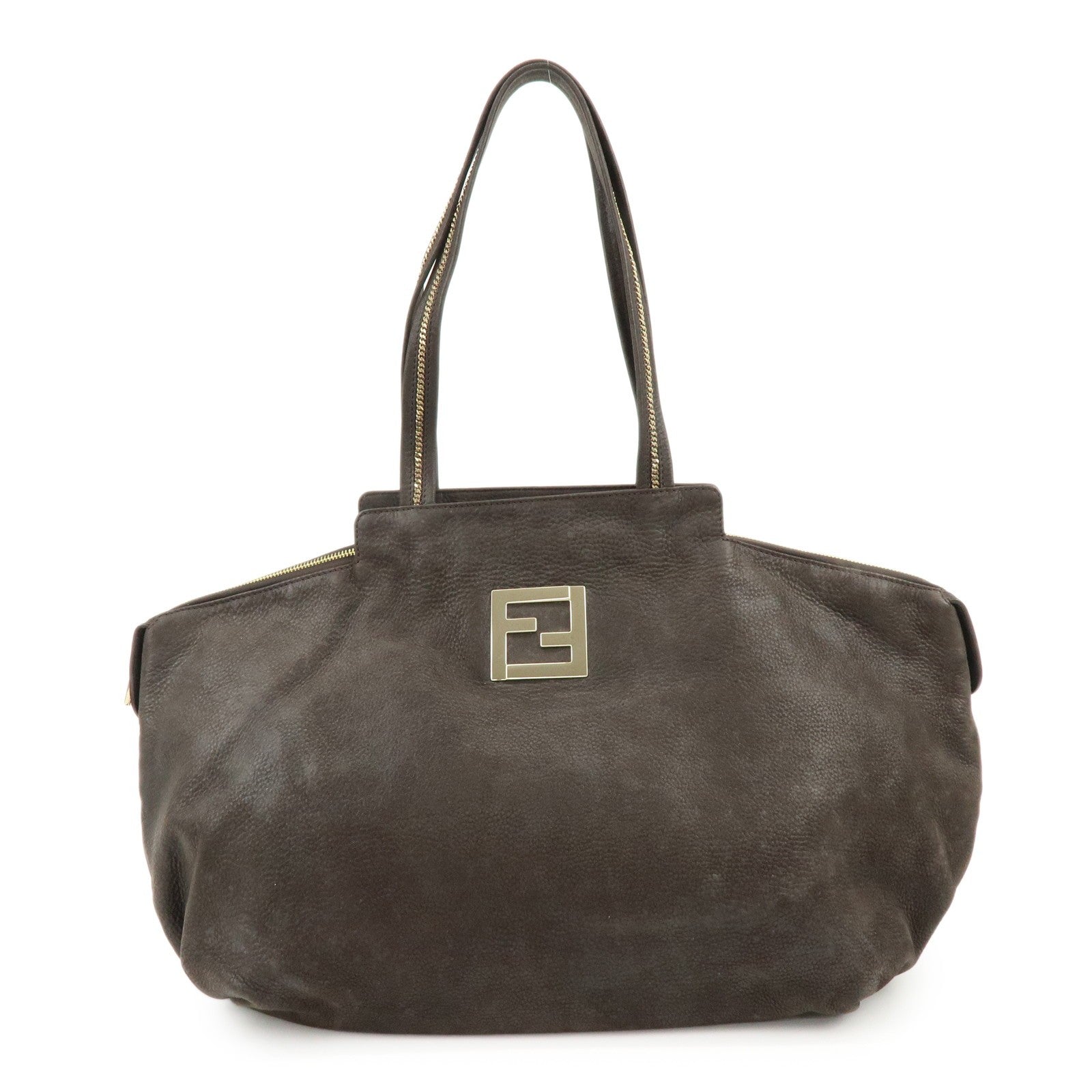 Fendi 8BR636 Tote Bag - Dark Brown, Leather 
