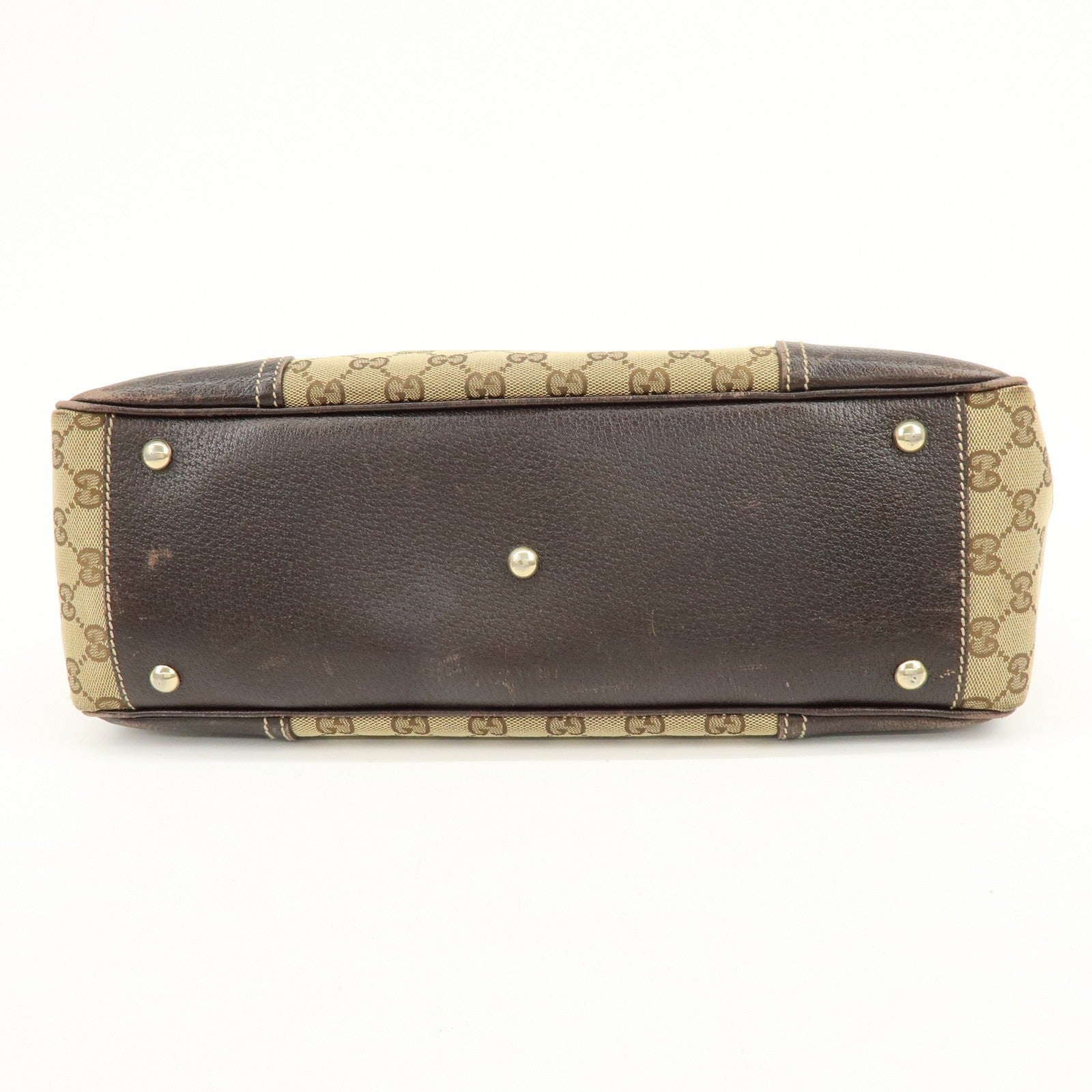 Gucci Sherry Line Tote Bag - Beige, GG Canvas, Leather 