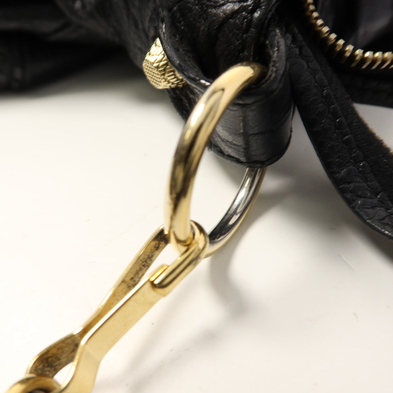 Balenciaga GHW Giant Velo 2 Way Shoulder Bag - Black, Calfskin Leather 