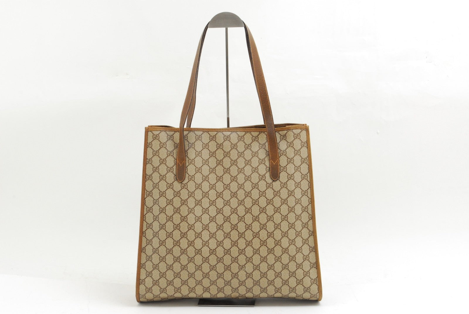 Gucci Vintage GG Supreme Shoulder Bag - Brown, PVC Leather 