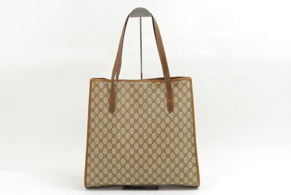 Gucci Vintage GG Supreme Shoulder Bag - Brown, PVC Leather