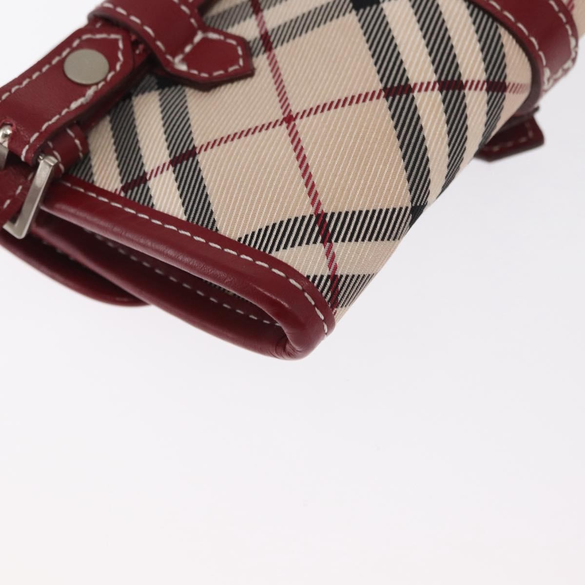 Burberry Nova Check Blue Label Waist Bag - Beige / Silver, Canvas